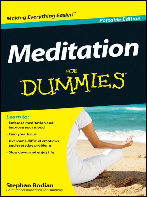 Cover image for Meditation For Dummies